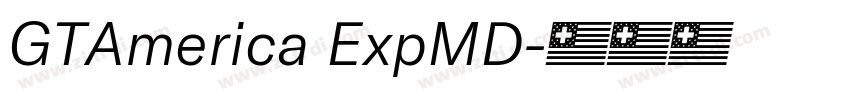 GTAmerica ExpMD字体转换